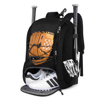 Hot Sell Lightweight Softball Bat Bag with Shoes Compartment for Youth Adult(EPZ-381)