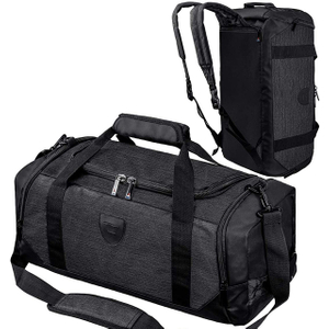 Gym Duffle Bag Backpack Waterproof Sports Duffel Bags Travel Weekender Bag for Men Women Overnight Bag with Shoes Compartment