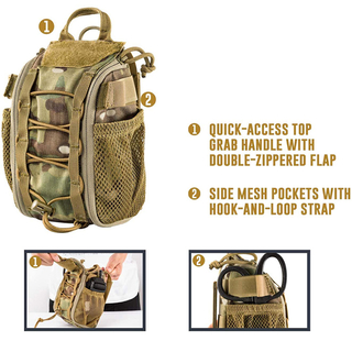  Premium Quality MOLLE Trauma Bag for Camping Hunting Hiking Wilderness(EPZ-335)