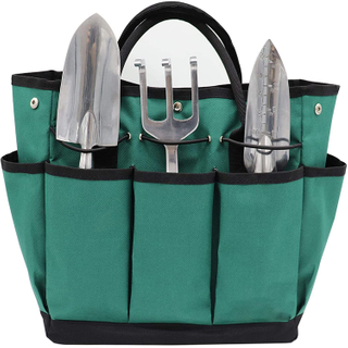 Top Quality Convenient Portable Vegetable Flower Garden Tool Tote Bag With Outside Pockets