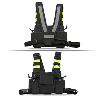 Factory Direct Front Pack Pouch Adjustable shoulder straps Chest Rig Radio(EPZ-241)