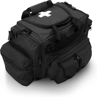 Water-Resistant First Aid Responder Emergency Medical Trauma Bag with Multi-Pocket