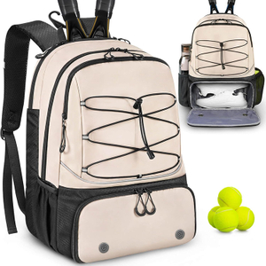 New Design Large Tennis Backpack with Ventilated Shoe Compartment and Insulated Pocket