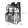 Wholesale Waterproof Student Bookbag Backpack PVC Transparent School Bag (EPJ-SB006)