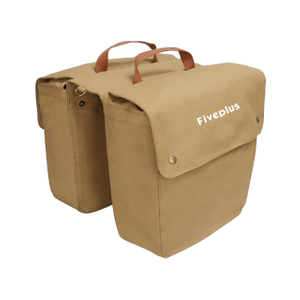 Waxed Canvas Bicycle Double Bag (FP-BB009)