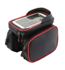Front Bicycle Bag Waterproof Cycling Bike Frame Tube Bag Double Pouch Cycling Bags for 6.2inch Cell Phone Smartphone Case