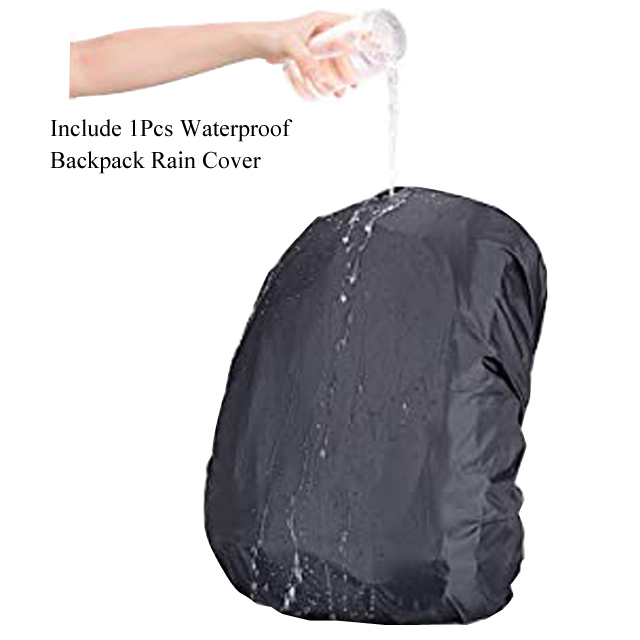 The Anti-Theft Backpack With Rain Cover ( FP-181033 )