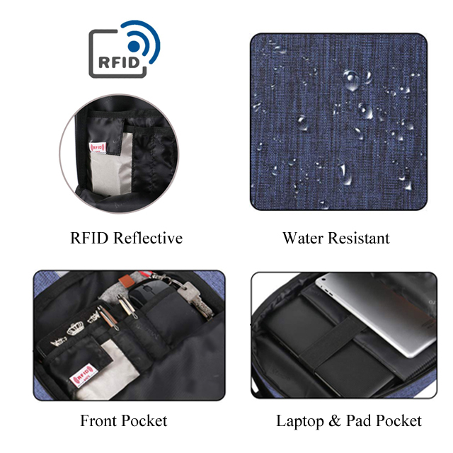 The Anti-Theft Backpack Fits 15.6" Laptop ( FP-181031 )