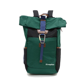 Rolling Top Canvas Cycling Backpack (FP-BB010)
