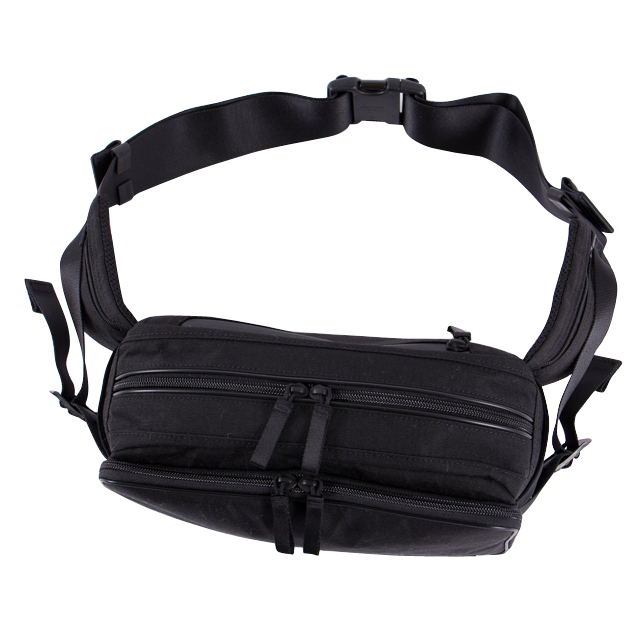 The Black Hybrid Waist Bag (FP-181217)