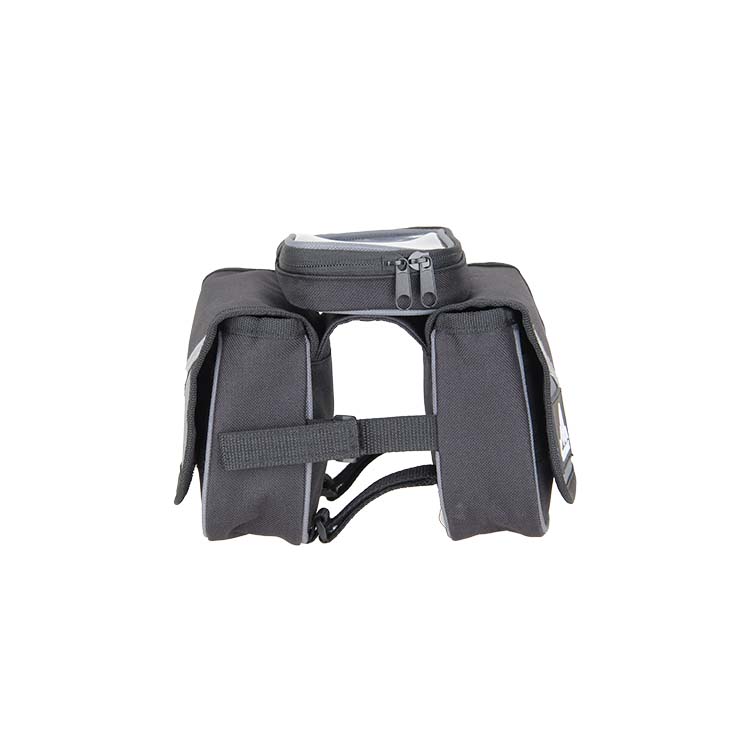Wholesale Large Capacity Canvas Outdoor Bicycle Frame Bag
