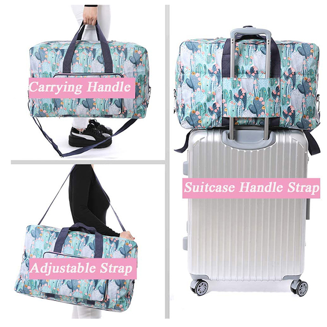 Amazon Hot Selling Large Cute Foldable Sublimation Duffle Bag for Travel(EPZ-487)