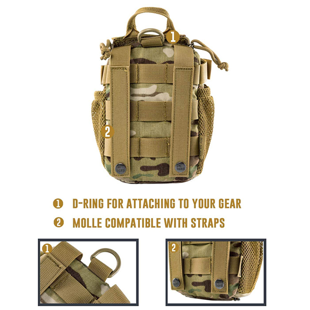  Premium Quality MOLLE Trauma Bag for Camping Hunting Hiking Wilderness(EPZ-335)