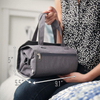 4-in-1Waterproof Roll Up Compact Cosmetic Kit with Hook Hanging Toiletry Bag(EPZ-582)
