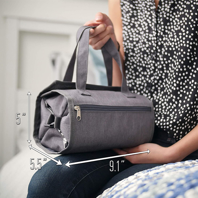 4-in-1Waterproof Roll Up Compact Cosmetic Kit with Hook Hanging Toiletry Bag(EPZ-582)
