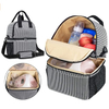 China Direct Double Layer Pump Breast Bag with Cooler Compartment for Working Moms