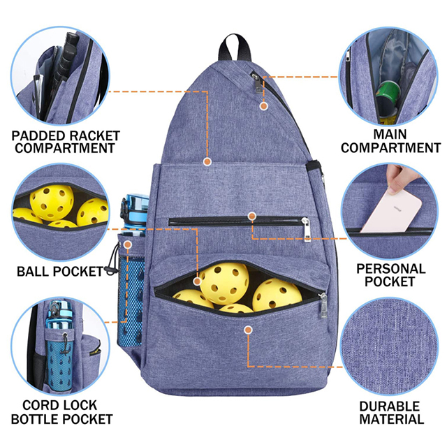Factory Direct Hold Pickleball Paddles Professional Pickleball Carry Bag(EPZ-618)