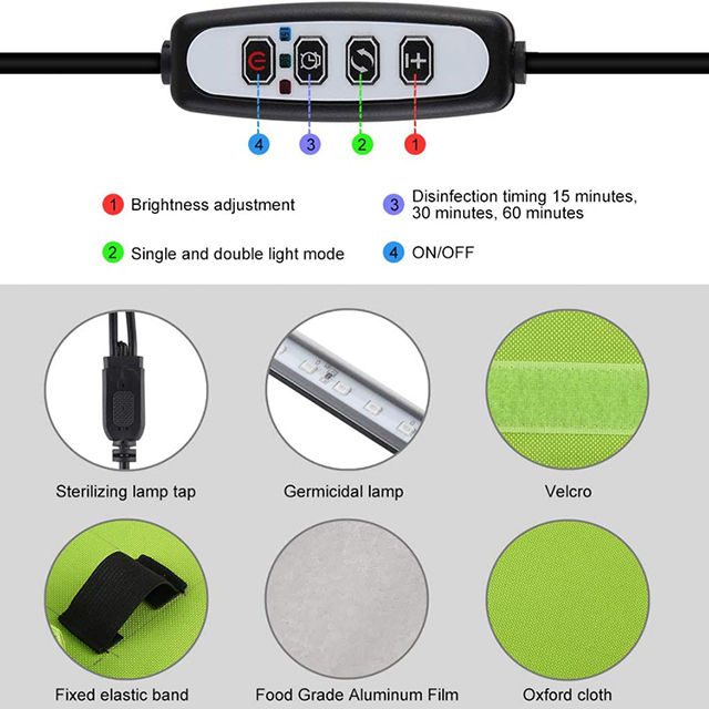 New Designer LED Disinfection Device Cleaner Bag LED UV Sterilization Bag(EPZ-130)