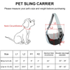 New Designer Breathable Travelling Pet Hands-Free Pet Sling Mesh Pet Carrier(EPZ-647)