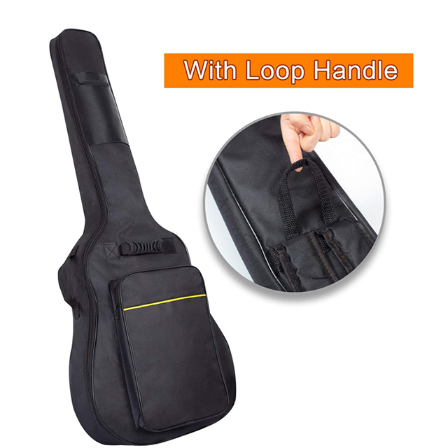 Amazon Hot Selling Waterproof Dual Adjustable Shoulder Strap Guitar Case Bag (EPZ-185)