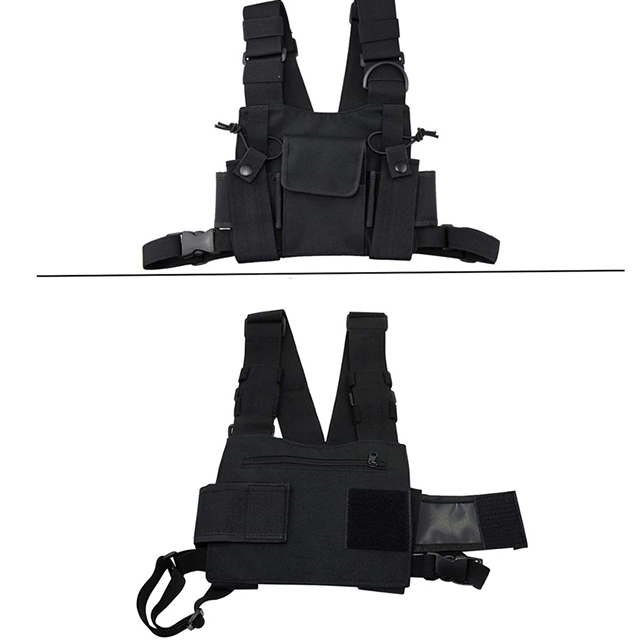 Hot Sell Front Pack Pouch Chest Rig Radio for Two Way Radio Walkie Talkie(EPZ-236)