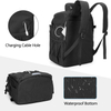New Design Large Capacity Swim Backpack with Additional PVC Transparent Bag and Separate Shoe Space
