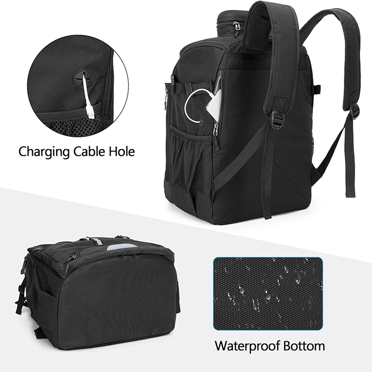 New Design Large Capacity Swim Backpack with Additional PVC Transparent Bag and Separate Shoe Space