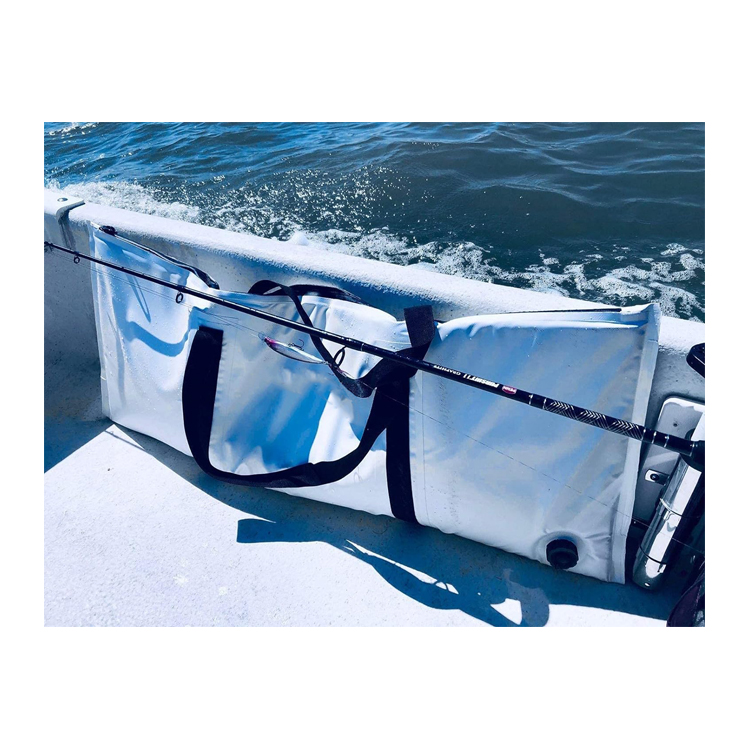 Waterproof and Portable Large Fish Kill Bag with Grain Hole and 3 handles