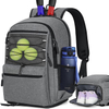 Well Designed Versatile Tennis Racket Bags Holds 2 Rackets with Insulated Pocket Ventilated Shoe Compartment