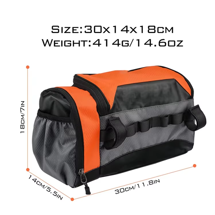 Functional Waterproof Fishing Waist Bag Fish Tactical Bag With Rod Holder