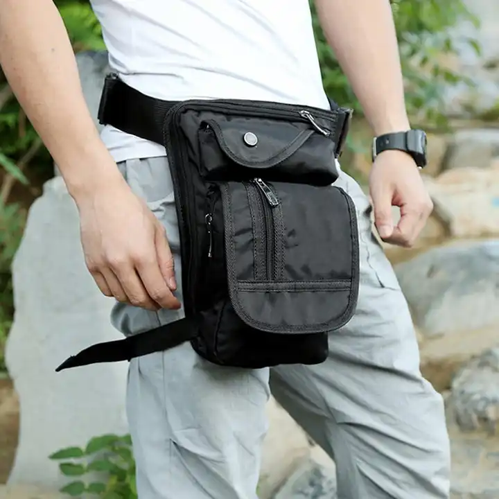 Multi-Purpose Water-resistant Hunting Tactical Waist Fanny Bag with 5 Compartment Pockets for Outdoor