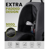 900D Heavy Duty Oxford Wear-Resistant and Waterproof Golf Travel Bag with Reinforced Wheels