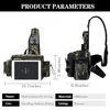 Functional Scratch-proof Fishing Tackle Bag with Trays Fishing Fanny Pack with Rod Holder