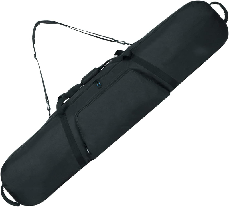 Multi-Compartment Padded Waterproof Snowboard Bag with Boot Storage for Travel Winter Sports Ski Trip Outdoor Adventure