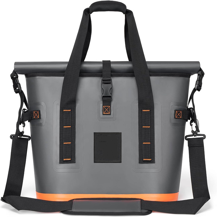 High Capacity Insulated Leakproof Cooler Bag That Holds 30 Cans with Zipper Closure for Beach Picnic Camping Grocery Travel