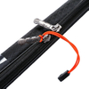 Double Zipper Large Capacity Fishing Rod Bag with Hard Bottom Protection for Travel Outdoor Spinning Baitcasting Storage