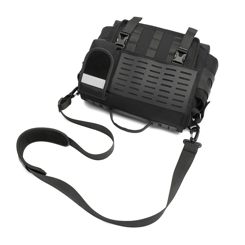 Tactical Style Shoulder Bag, Mailman Bag, Multifunctional Crossbody Bag, Waterproof Cycling Shoulder Bag, Outdoor Commuting Bag