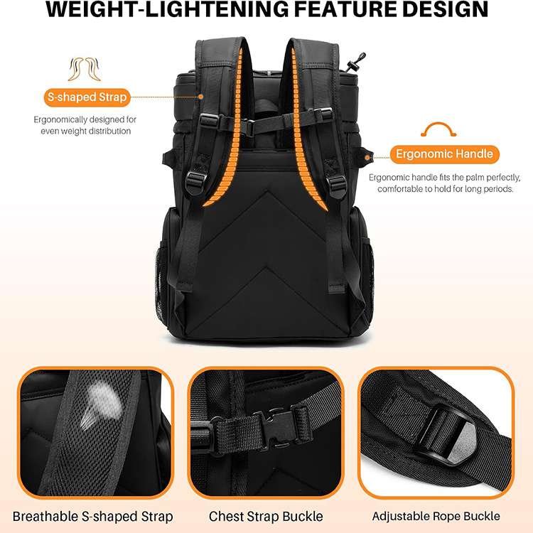 Waterproof Insulated Large Capacity Picnic Bag with Multi Pockets for Camping Beach Outdoor Travel Family Gathering