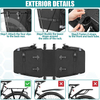 Expandable Waterproof Large Capacity cycle Pannier Bag with Multiple Compartments for Touring Travel Outdoor Motorbike