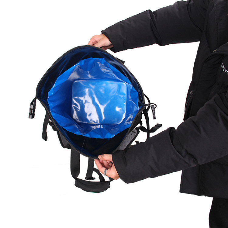TPU Cooler Backpack Outdoor Waterproof Insulated Bag with Portable Cooler