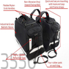Durable Universal Motorcycle Saddlebag with Quick Release Buckles for Cruiser Touring Travel Outdoor Riding