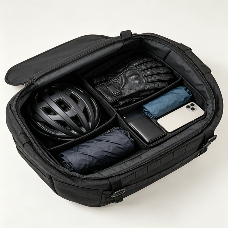 Heavy-Duty Large Capacity Motorcycle Saddlebag with Quick Release Buckles for Touring Travel Outdoor Adventure Riding