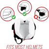 Portable Lightweight Motorcycle Helmet Bag with Drawstring Closure for Racing Travel Storage Outdoor Motorbike Protection Use