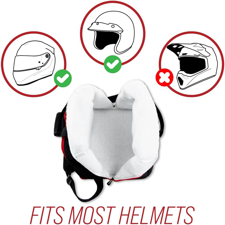 Portable Lightweight Motorcycle Helmet Bag with Drawstring Closure for Racing Travel Storage Outdoor Motorbike Protection Use