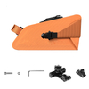 Bicycle Tail Bag, Road Mountain Bike Saddle Bag, TPU Large Capacity Waterproof Hard Shell, Rear Bag