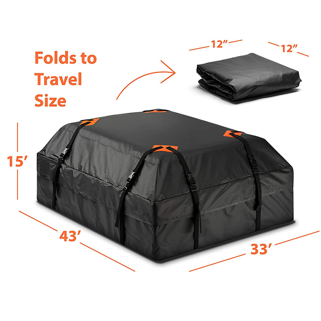 Factory Price Premium Quality Waterproof Foldable Traveling Roof Top Car Bag(EPZ-507)