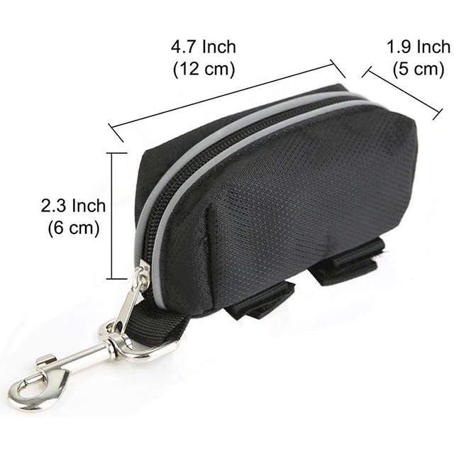 Amazon Hot Selling Dog Poop Bag with Zipper Pick-up for Walking Running(EPZ-311)