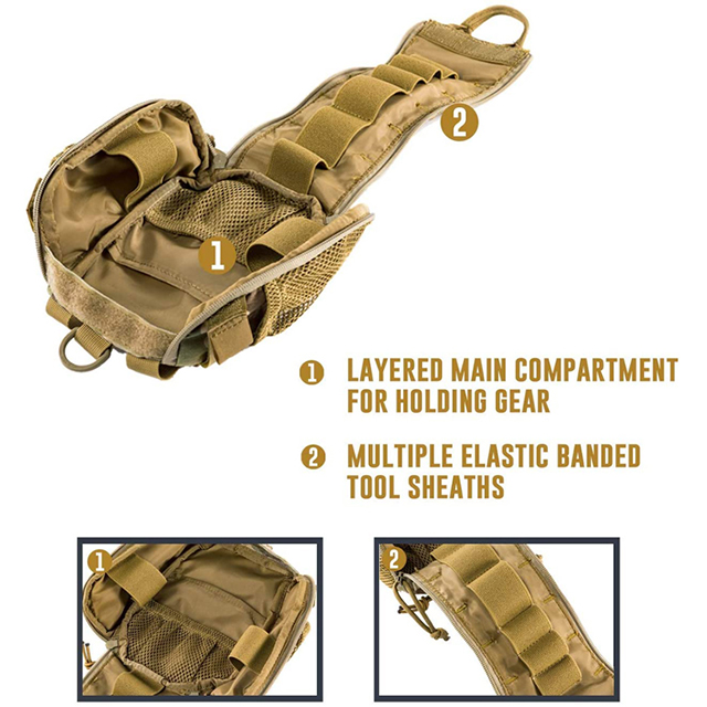  Premium Quality MOLLE Trauma Bag for Camping Hunting Hiking Wilderness(EPZ-335)