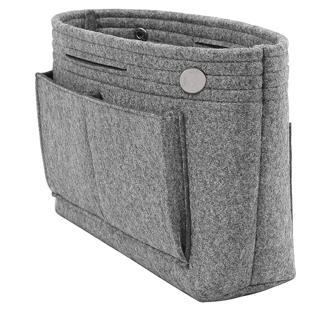 Amazon Hot Selling Cosmetic Storage Makeup Felt Bag Organizer Insert Handbag(EPZ-326)