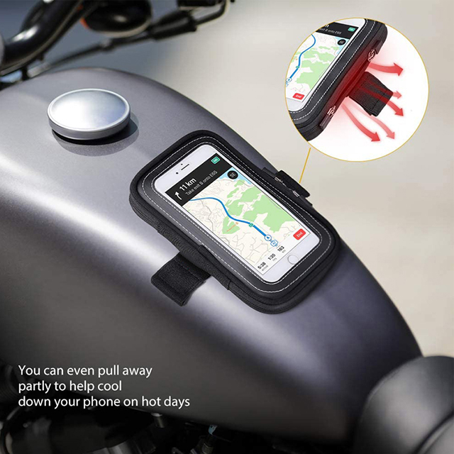 Factory Direct Motorcycle Magnetic Tank Bag with 8 Strong Magnets Touch Screen(EPZ-591)